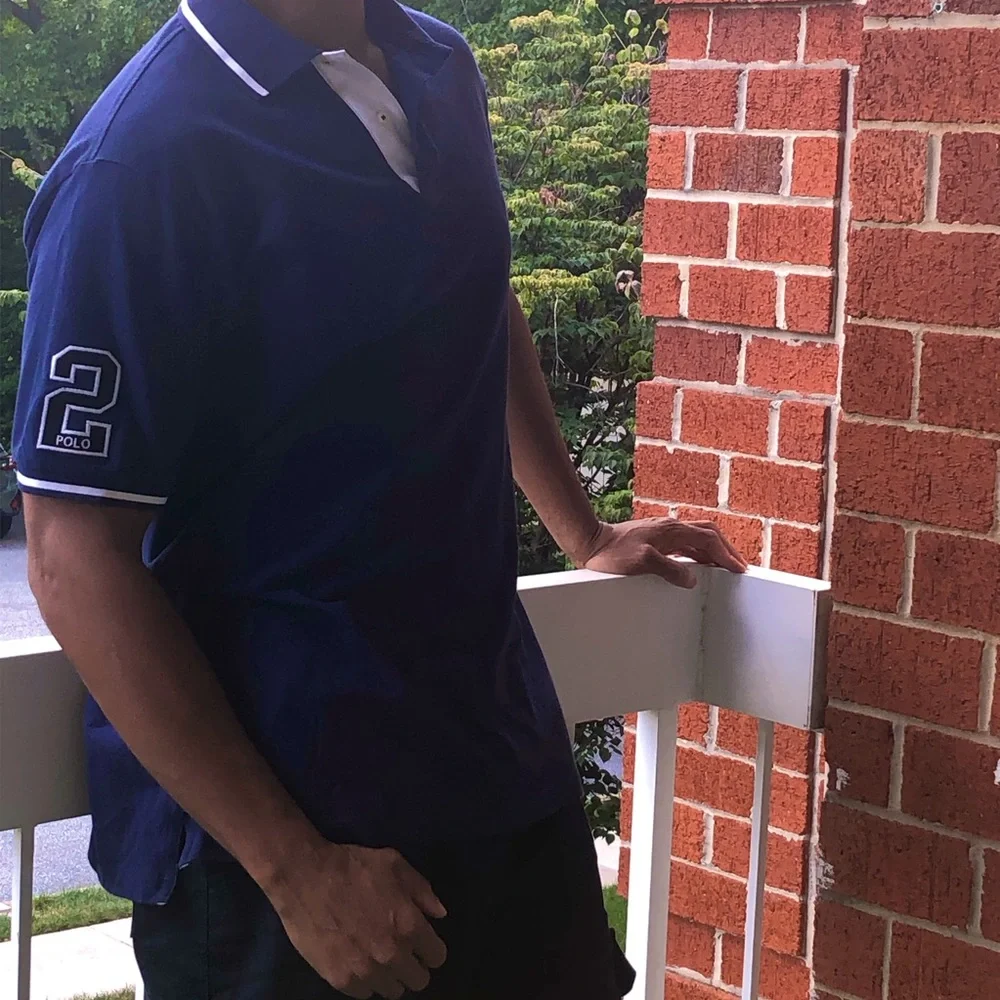 Ralph Lauren Men's Classic Navy Polo Shirt —#007